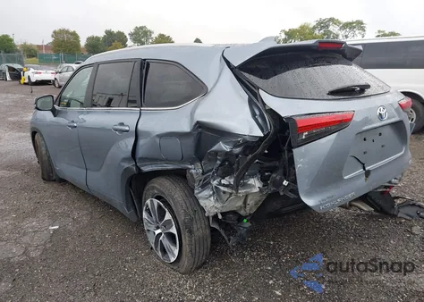 2023 Toyota Highlander Hybrid Xle z USA, uszkodzony, nr VIN 5TDKBRCH3PS119452